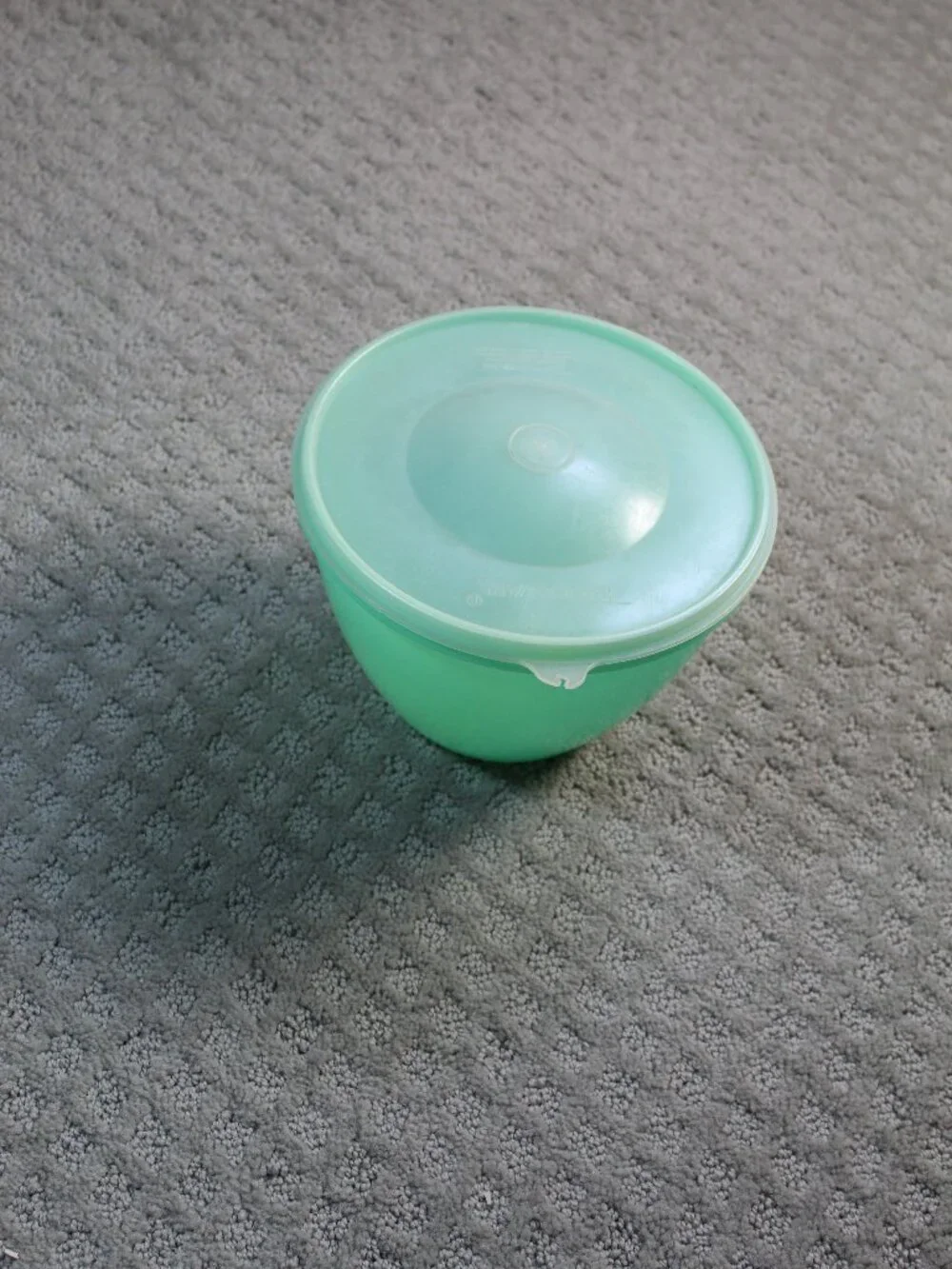 Vintage Tupperware Mid Century Jadeite Lidded Lettuce Crisper